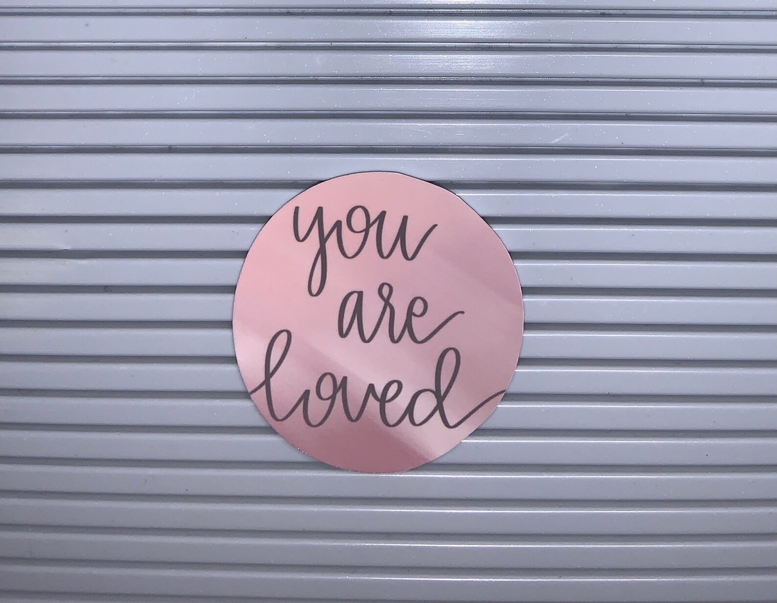 You are loved sticker laptop sticker inspirational quote Etsy