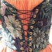 Adora Pirate Wench Renaissance Tapestry Bodice Steel Boning 