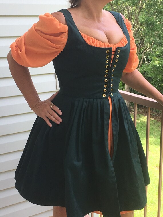 renaissance corset dress