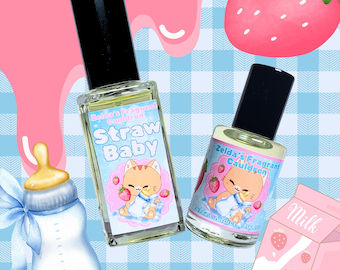 Straw Baby Perfume | Baby Powder & Pink Lipstick Scent