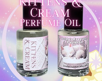 Kittens and Cream  | Marshmallow | Whipped Cream | Fluffy Blanket | 10ml Coconut oil Base | Pastel Cream | Spray or Oil | Handmade Perfume