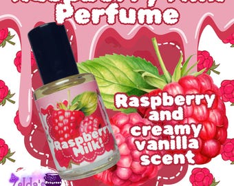 Raspberry Milk Perfume | Sweet Vanilla Raspberry Gourmand Scent