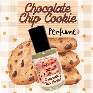 Chocolate Chip Cookie Perfume | Crispy Cookies | Chocolate Chips | Buttery | Handmade Fragrance | Rollerball | Oil Perfume | EDP | Gourmand