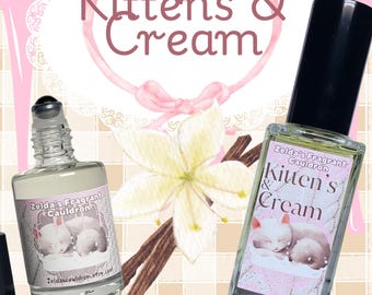 Kittens and Cream Perfume | Sweet Cozy Gourmand Amber Fragrance