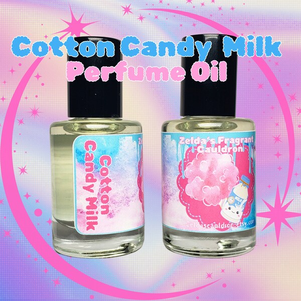 Cotton Candy Milk | Gourmand Perfume | Pink Cotton Candy | Super Sweet Fragrance | Pure Sugary Delight | Dessert Perfumes | Spray or Oil