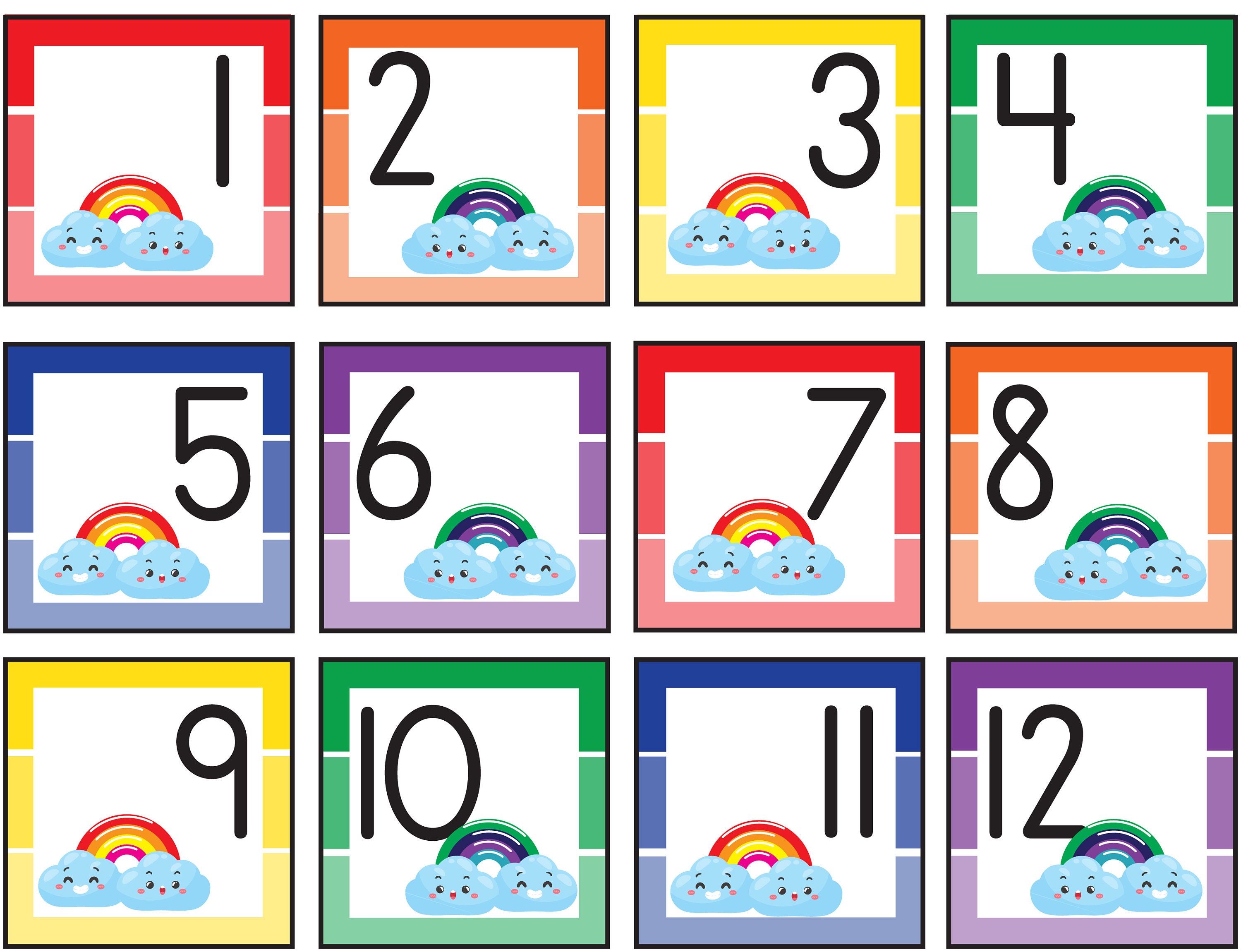 Classroom Calendar Paint Chip Theme Classroom Calendar Rainbow ...