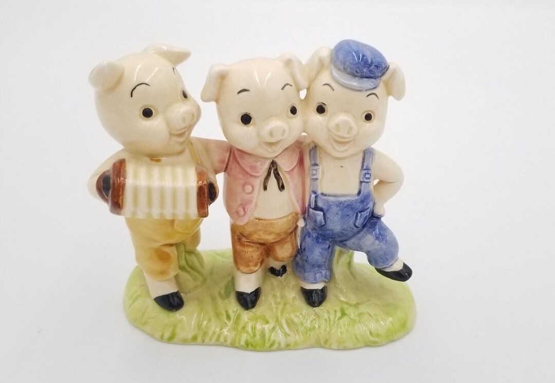 Quon Quon the Three Little Pigs Once Upon A Time 1983 Japan - Etsy
