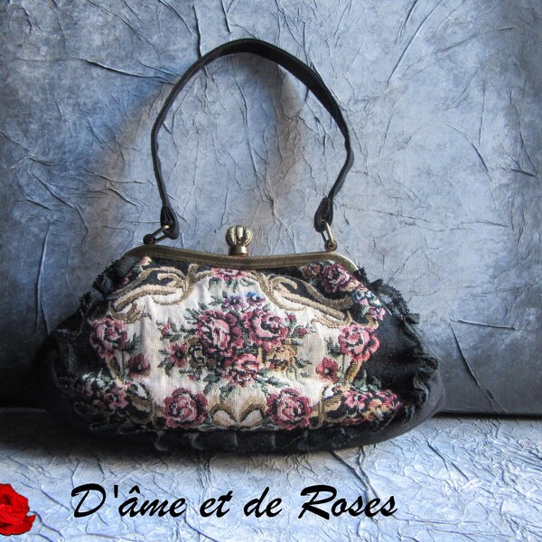 SAC 1 Romantique Vintage avec des Roses