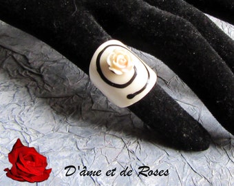 BAGUE 2 romantic ivory pink