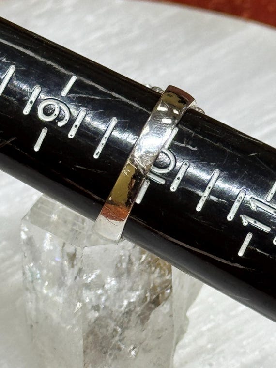 Opal Inlay, Sterling Silver, Ring - image 6