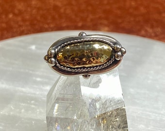 Fashion 925 Silver/18k gold Ring