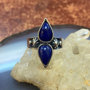 Lapis Lazuli 925 Silver Ring
