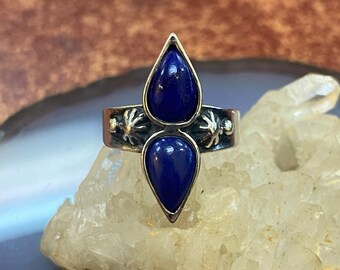 Lapis Lazuli 925 Silver Ring