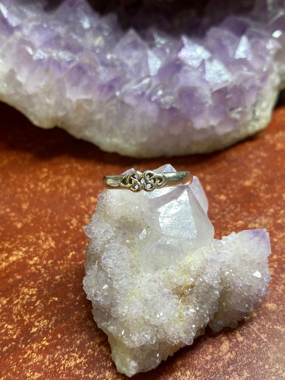 Celtic 925 Silver Knot Ring - image 3