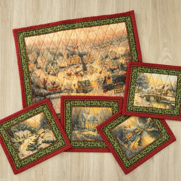 Quilted Placemats Etsy