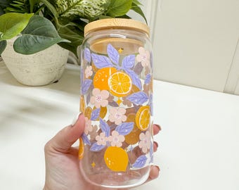 Summer Lemons 16 oz Libbey Cup