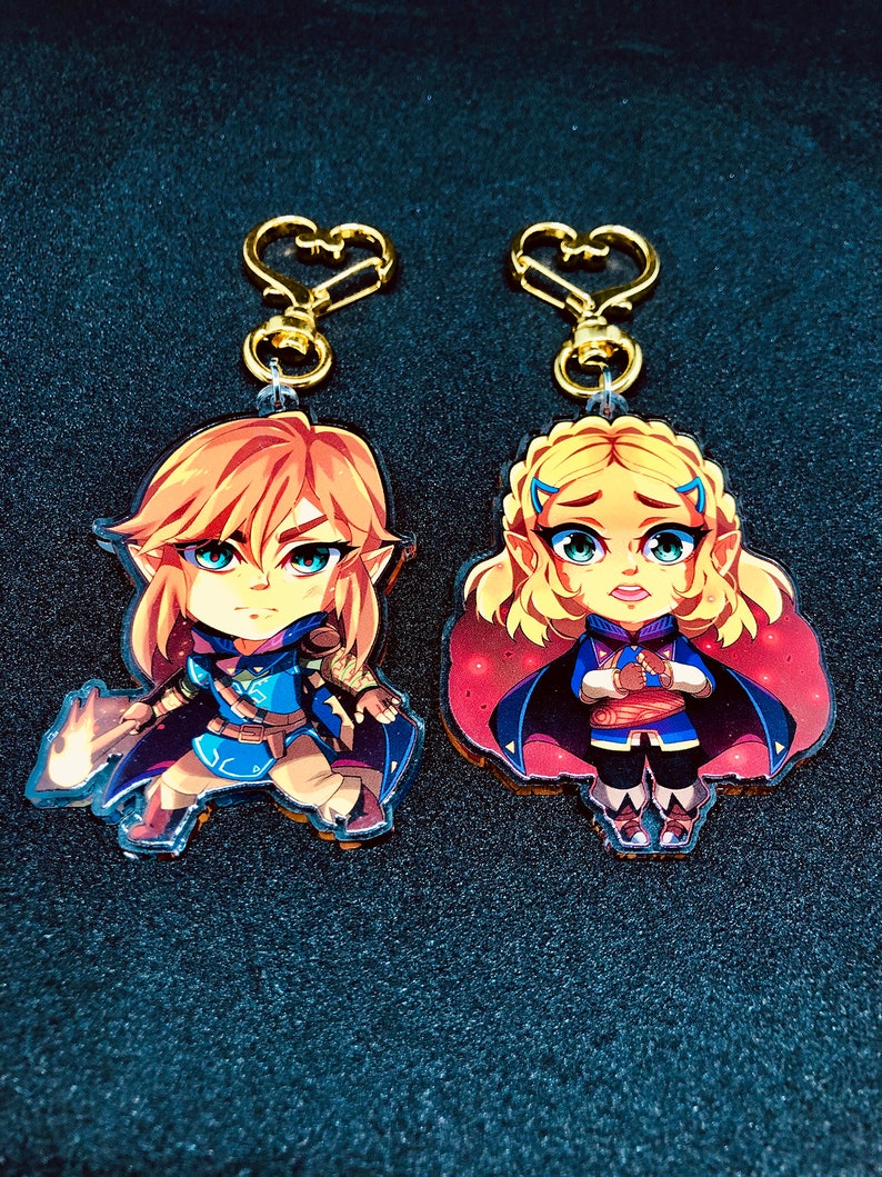 B.O.T.W Link and Zelda Charms Etsy