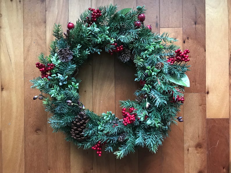Wreaths Christmas and Winter Wreaths Berry and Bright