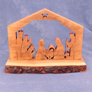 Nativity - Cherry w/Live Edge
