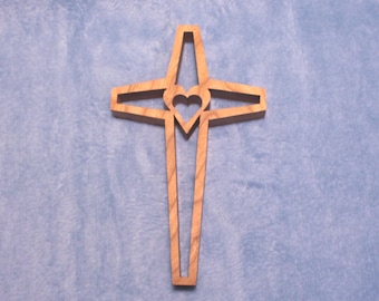 Cross - Heart - Cherry