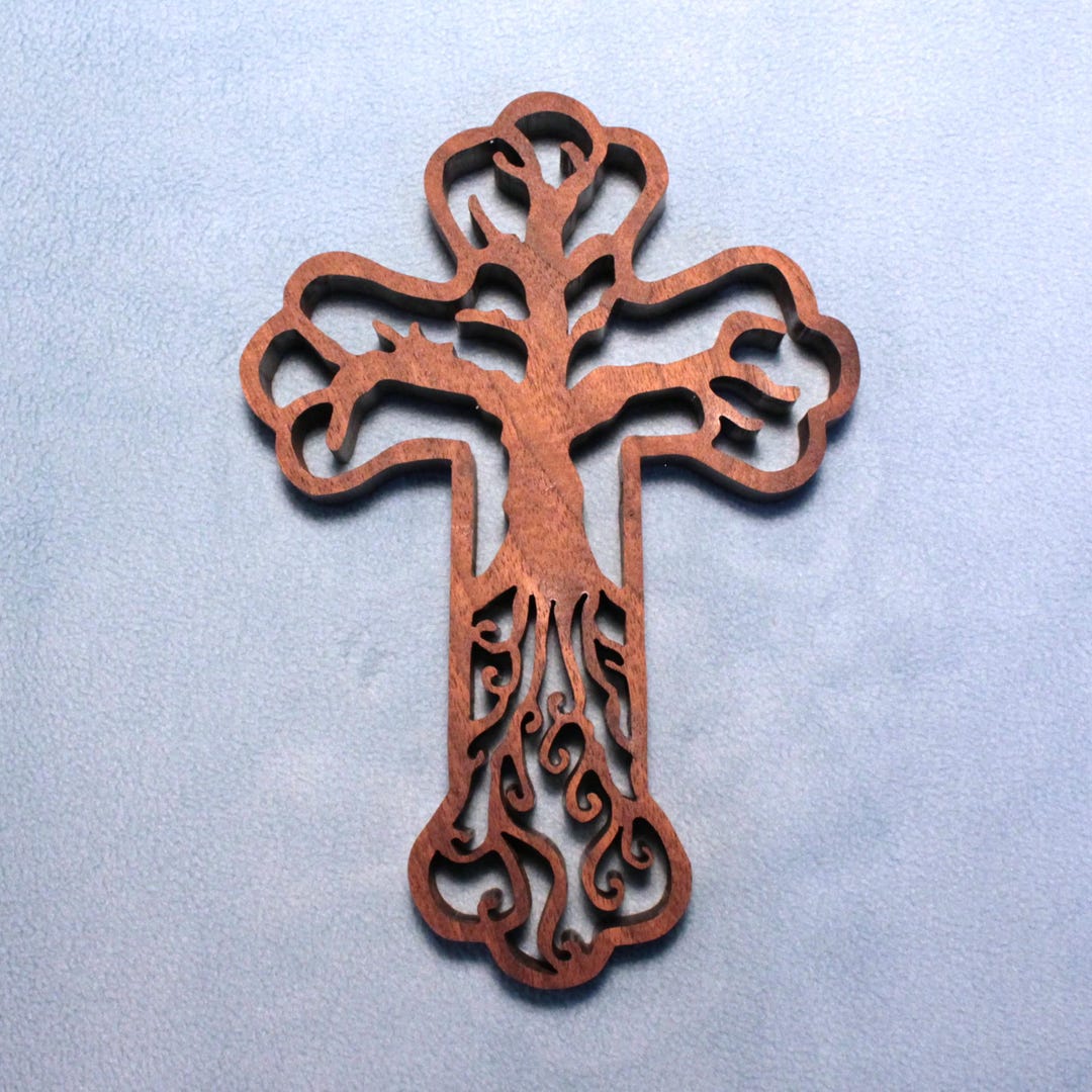 Cross - Tree of Life - Walnut - Etsy