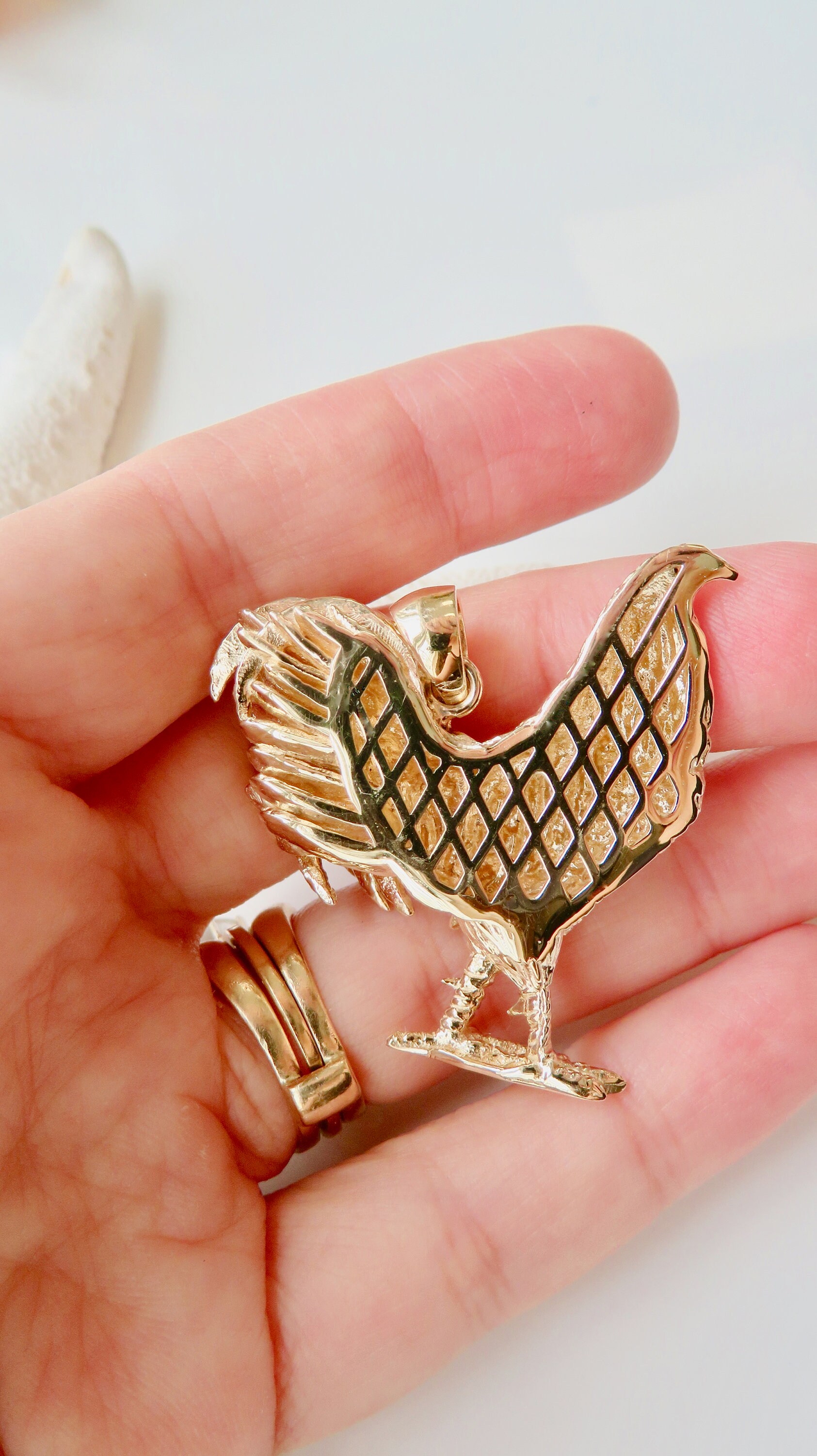  Honbay 40PCS Alloy Chicken Charms Pendant Rooster