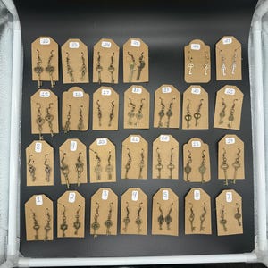 Key Earrings! If you can&#39;t find the key to success, pick the lock!