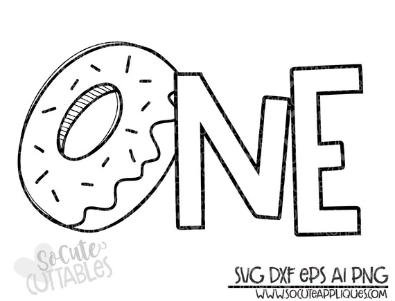 One Svg 1st Birthday Svg Donut Birthday Svg Birthday Birthday Cut File Socutecuttables By Socuteappliques Donut Svg Paper Party Kids Craft Supplies Tools Kromasol Com