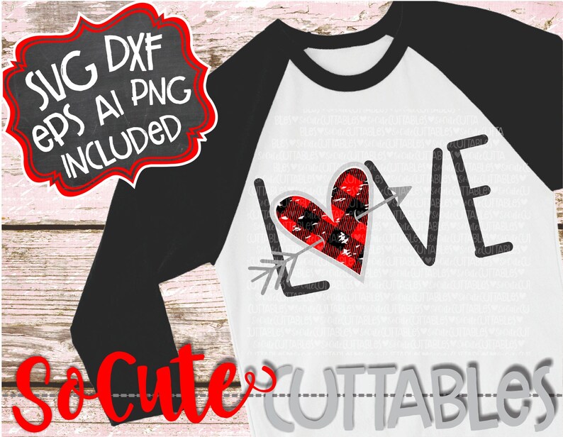 Download Valentine SVG Love svg Heart arrow svg SoCuteCuttables new ...