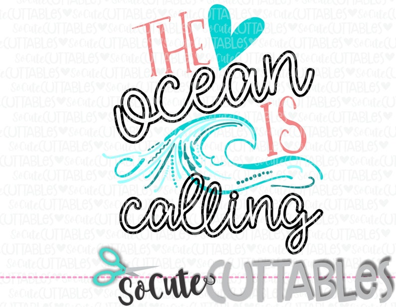 Cruise svg sayings mermaid svg The Ocean is calling svg design Beach SVG SoCuteCuttables summer svg summer vacation svg
