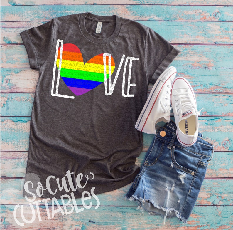 Valentine/'s Day gay pride Valentine/'s Day clipart rainbow hearts svg love rainbow heart SVG SoCuteCuttables valentines day svg