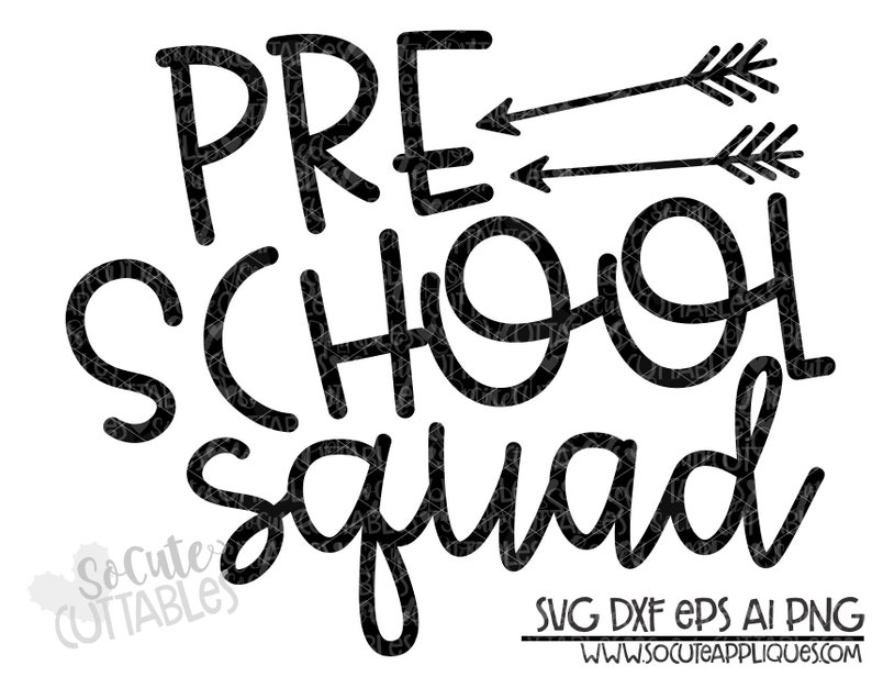 Download Back to school preschool svg preschool squad school svg | Etsy