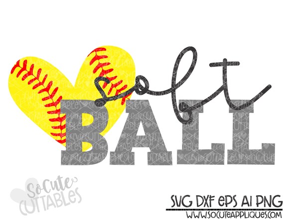 Softball Softball Mama Svg Softball Mom Svg Love My Etsy