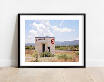 Marfa Texas Target Store Art Print: West Texas Desert Photography