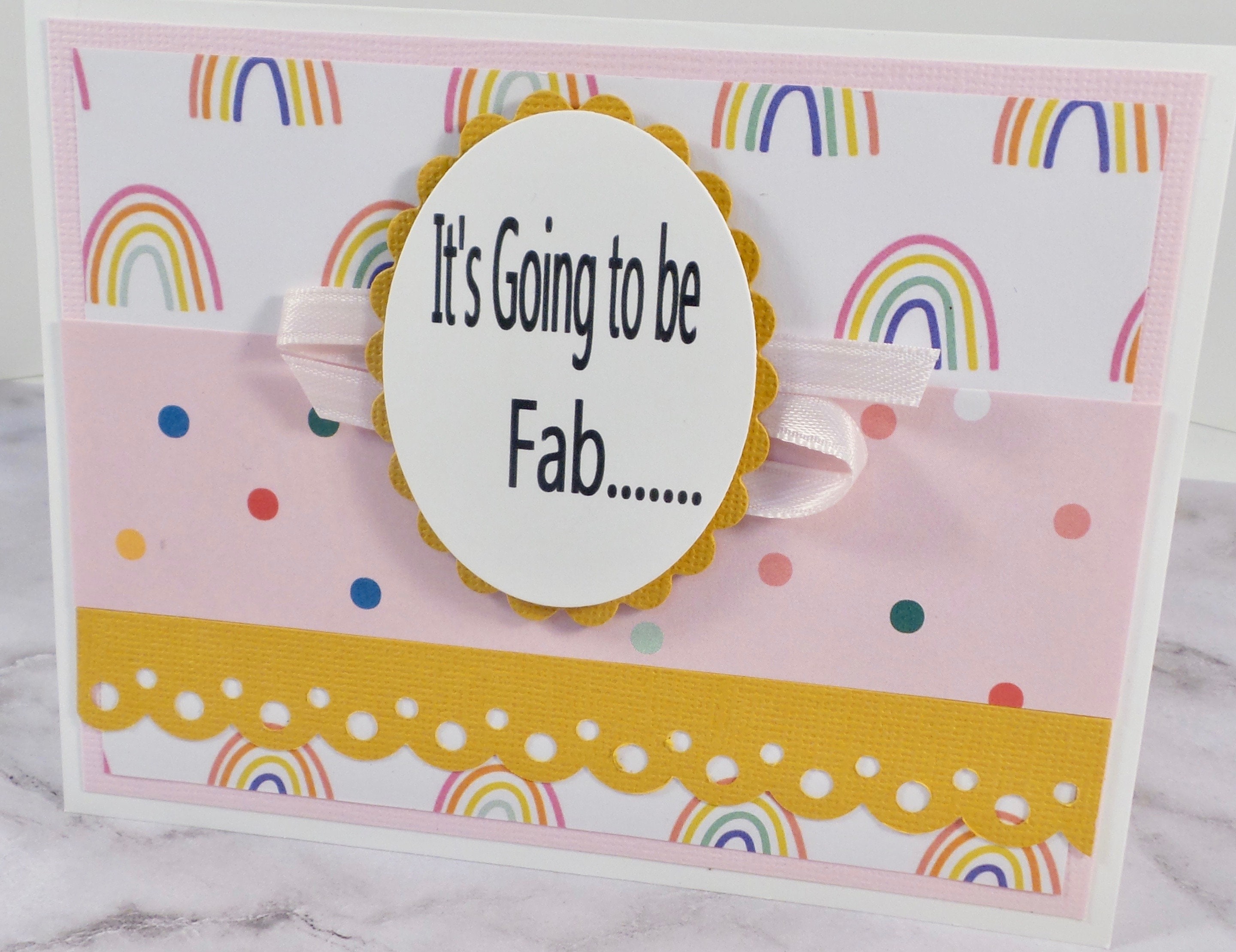 Homemade Card, Greeting Card, Rainbow Card, Note Card, Handmade Card - Etsy