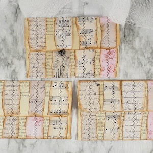 Junk Journal ephemera holder, envelope, scrapbooking, pen, pal, happy mail, book page