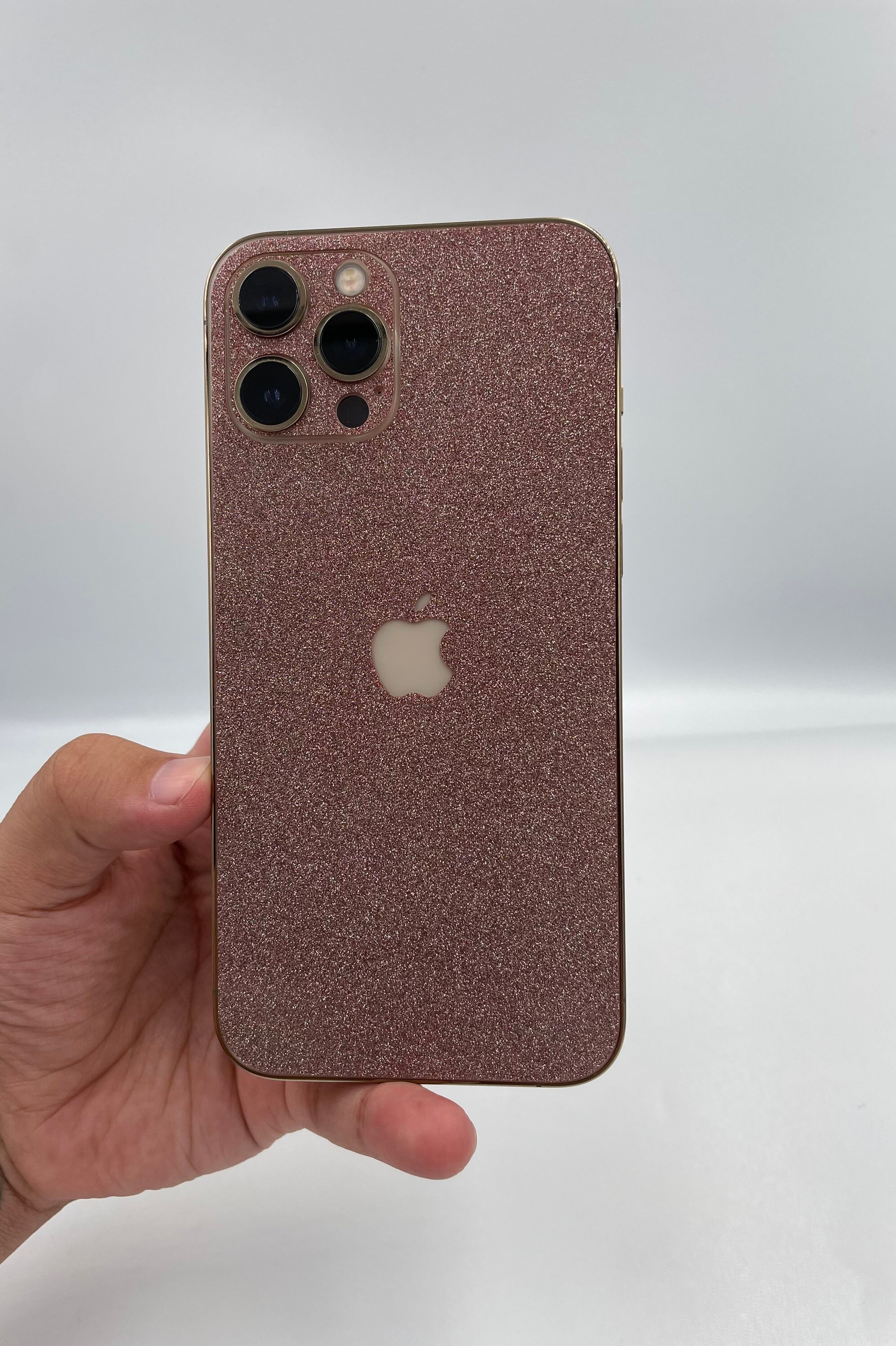 3D Light Pink Glitter iPhone 12 Pro Max Skin iPhone 12 Pro | Etsy