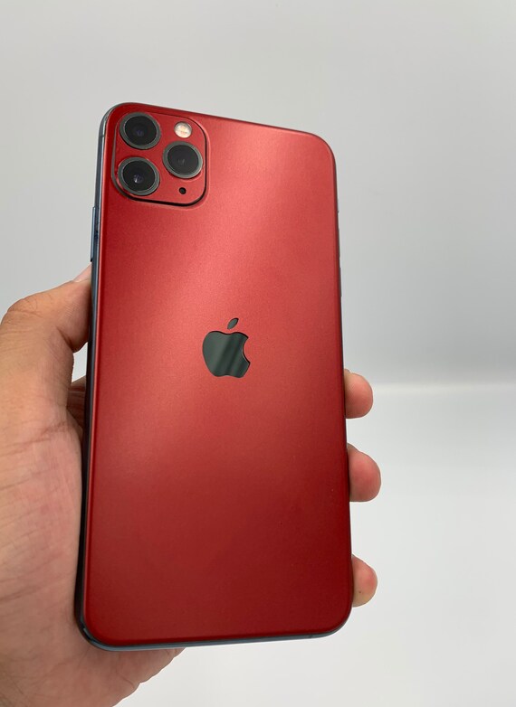 Satin Deep Red Iphone 13 Skin Iphone 12 Pro Max Skin Iphone Etsy Singapore