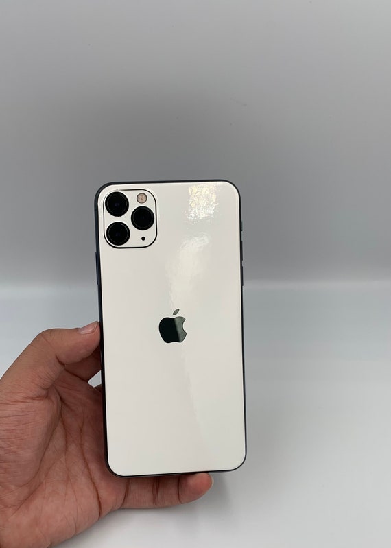 Glossy White Iphone 13 Skin Iphone 12 Pro Max Skin Iphone 12 Etsy