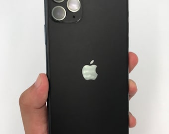 Matte Black iPhone 15 Pro Max Skin, 15 Plus, iPhone 14, 14 pro/ Plus, iPhone 13, 12 Pro Max Skin, iPhone 11, XR; Phone Skin, iPhone Skin