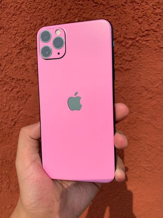 Satin Bubblegum Pink iPhone 15 Pro Max Skin, 15, iPhone 14, 14 Pro/ Plus, iPhone  13, 12 Pro Max Skin, iPhone 11, XR Phone Skin, iPhone Skin 