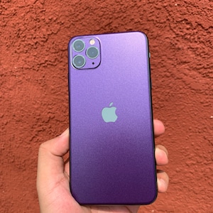 Matte Blue Metallic Iphone 12 Pro Max Skin Iphone 12 Pro Etsy