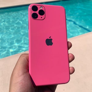 BOGO Glossy Pink iPhone 16 Pro Max, 16 Pro, 16 Plus , 15 Pro, 14 Plus, 13 Pro, 13 Plus, 12/ Pro wrap, iPhone 11, XR; Phone Skin, iPhone Skin