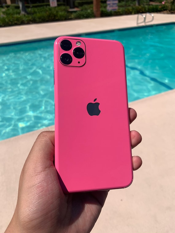 Glossy Pink Iphone 12 Pro Max Skin Iphone 12 Pro Iphone 12 Etsy