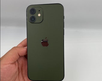 Matte Military Green iPhone 15 Pro Max Skin, 15, iPhone 14, 14 pro/ Plus, iPhone 13, 12 Pro Max Skin, iPhone 11, XR; Phone Skin, iPhone Skin