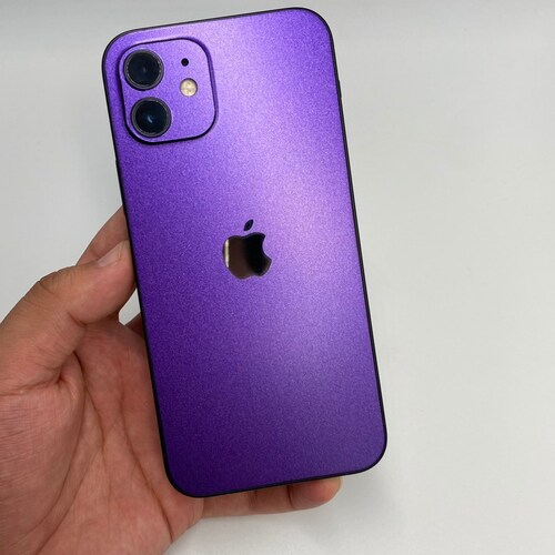 Bogo Free Description Satin Purple Metallic Iphone 13 Skin Etsy India