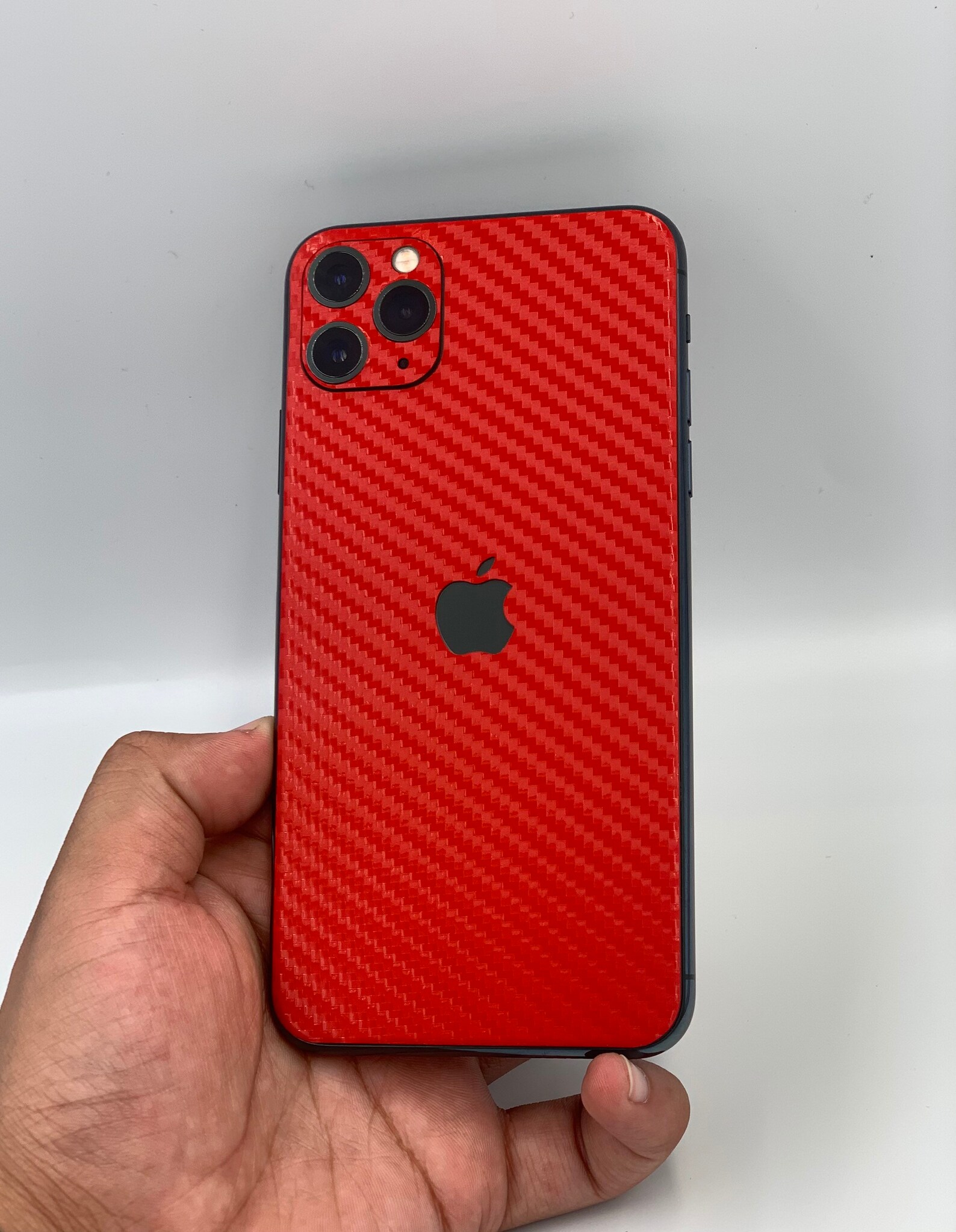 Carbon Fiber Red Iphone 12 Pro Max Skin Iphone 12 Pro Iphone Etsy