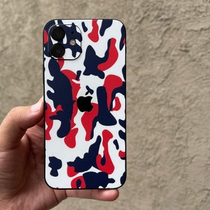 BOGO America Camo &quot;RWB&quot;  iPhone 15 Pro Max Skin, iPhone 14, 14 pro/ Plus, iPhone 13, 12 Pro Max Skin, iPhone 11, XR; Phone Skin, iPhone Skin