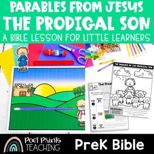 The Parable of the Prodigal Son Bible Craft and Lesson for Preschool, Sunday School, Children&#39;s Church