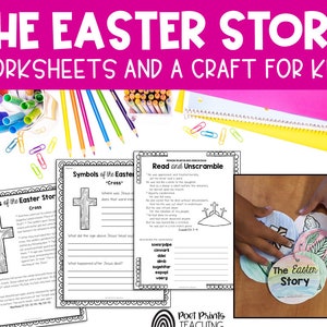 Easter Craft and Bible Lessons for Kids, The Easter Story, Sunday School, Children&#39;s Church and Homeschool